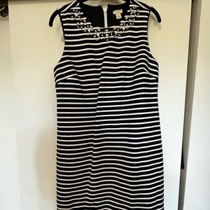 JCrew Stripped Cotton Sleeveless Dress Size 6